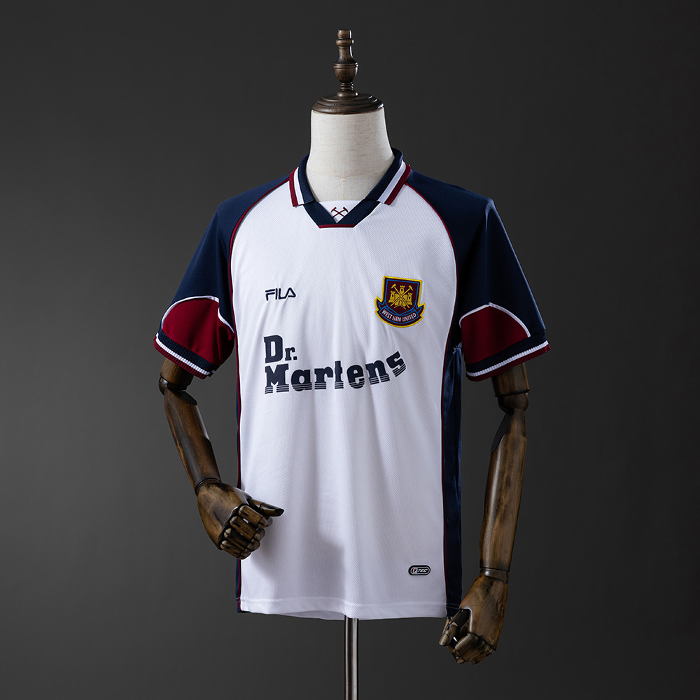 West Ham United 99/01 Away Retro Jersey S-XXL