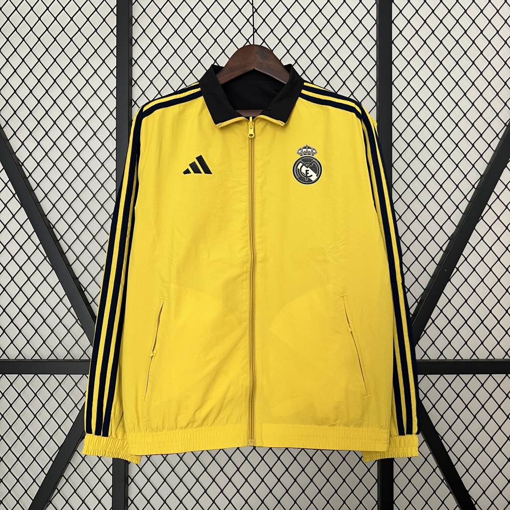 24-25 Real Madrid Trench Coat Reversible S-3XL