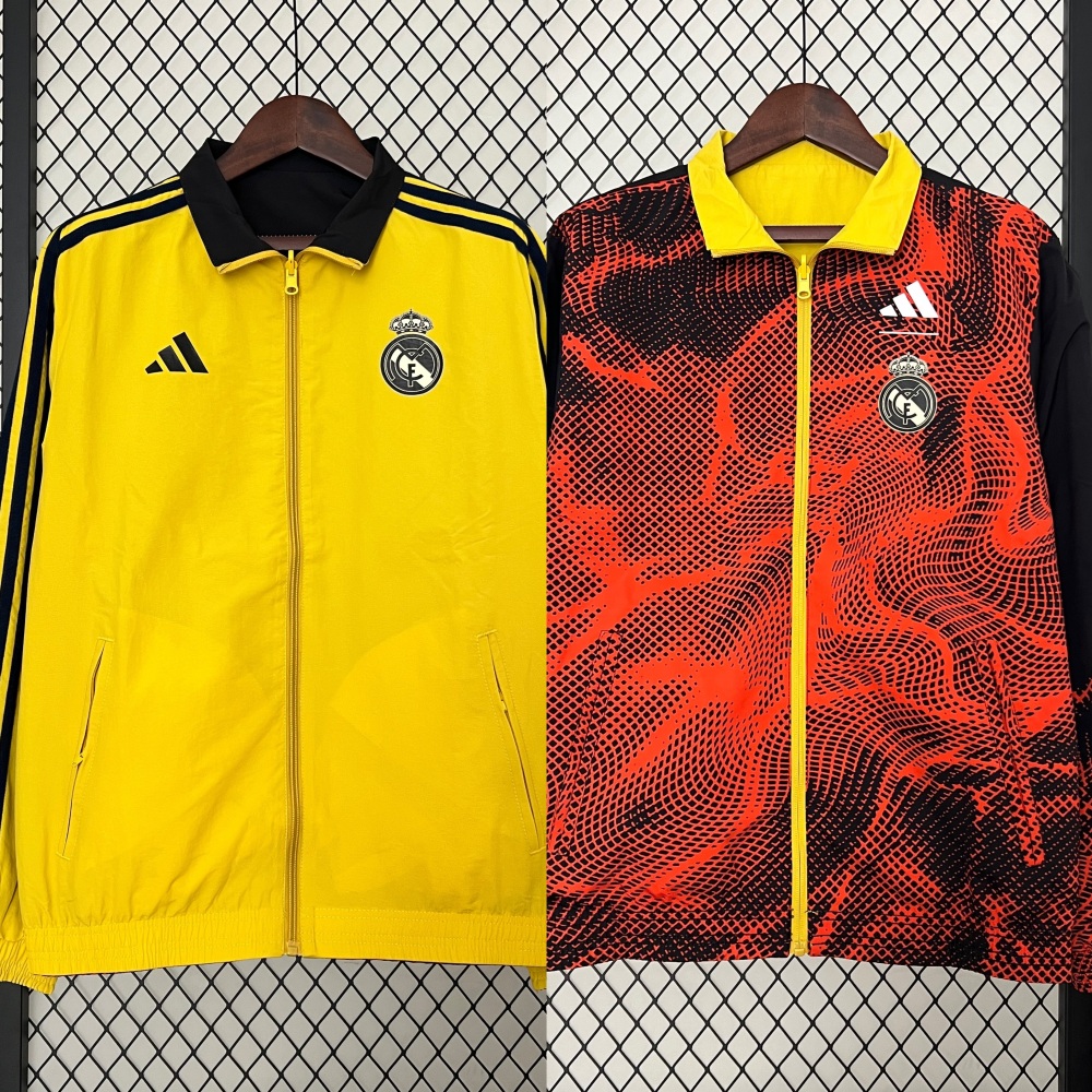 24-25 Real Madrid Trench Coat Reversible S-3XL