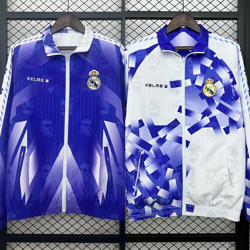 24-25 Real Madrid Trench Coat Reversible S-3XL