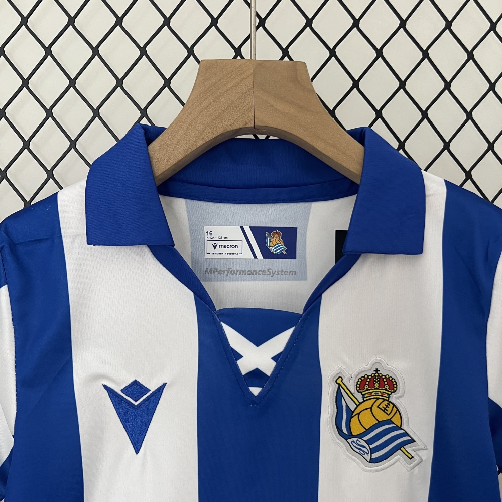 24-25 kids Real Sociedad home size 16-28