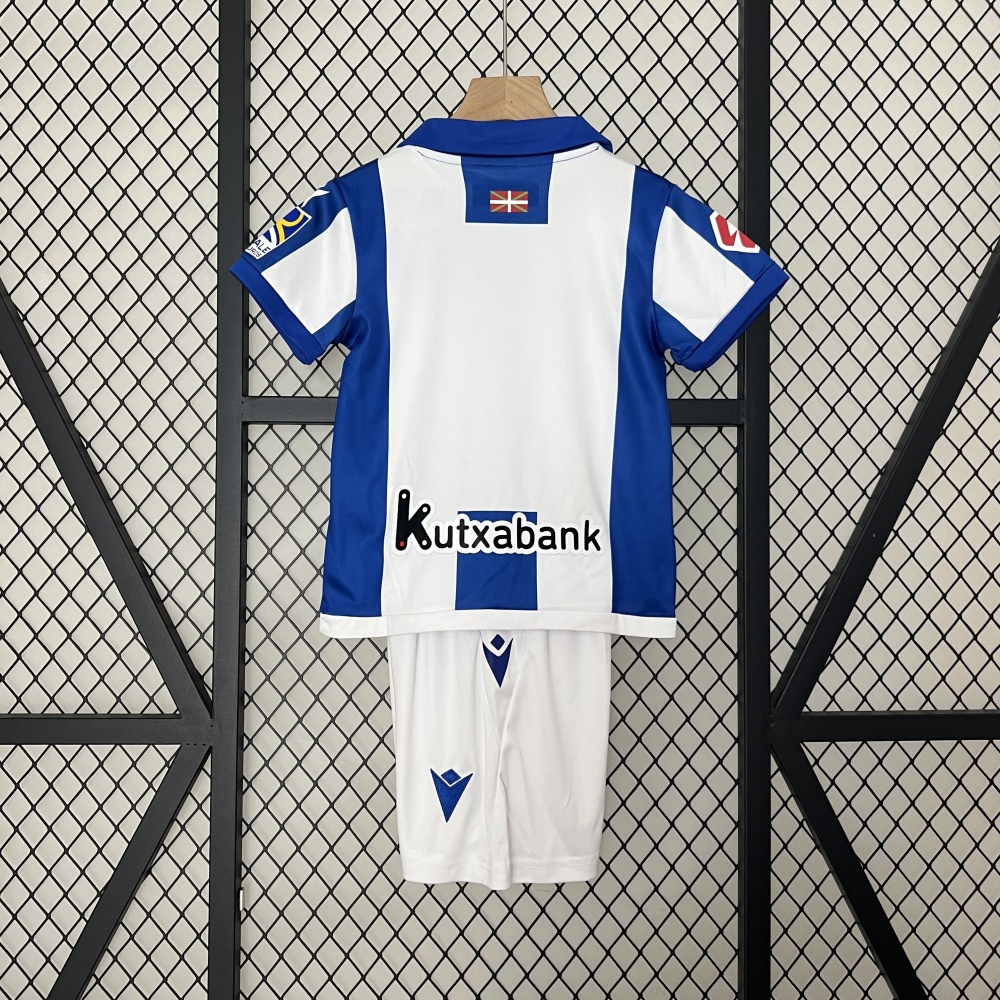 24-25 kids Real Sociedad home size 16-28