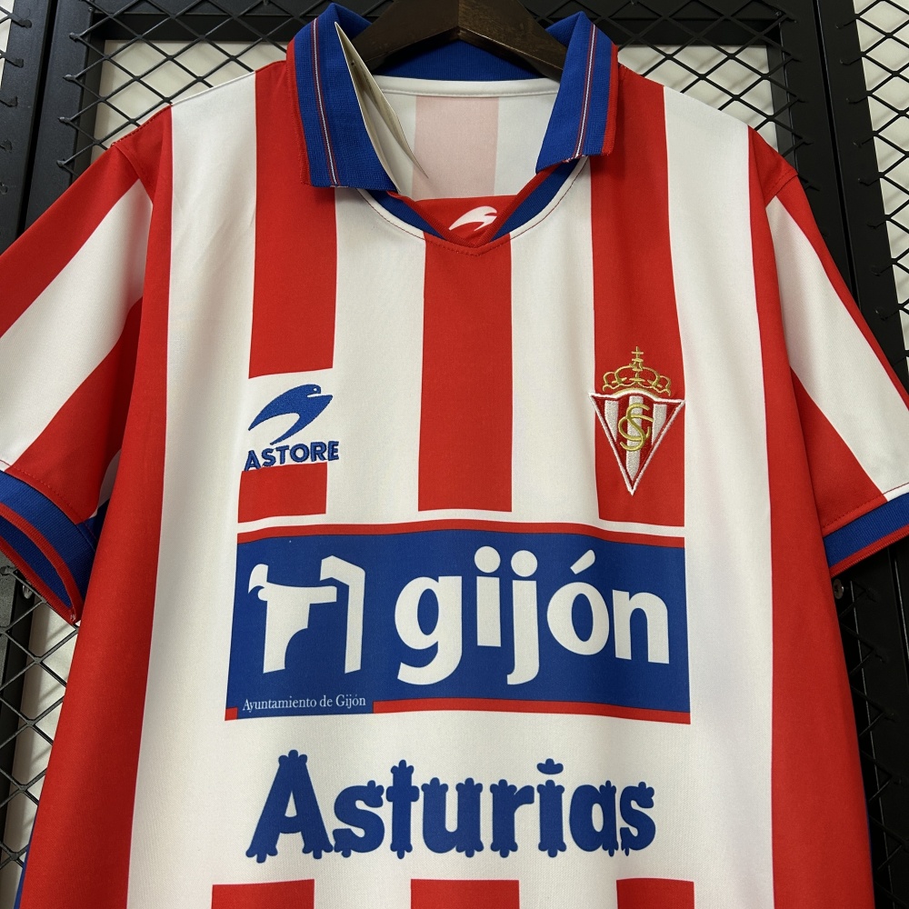 Retro Sporting Gijon 01-02 Home Size S-XXL