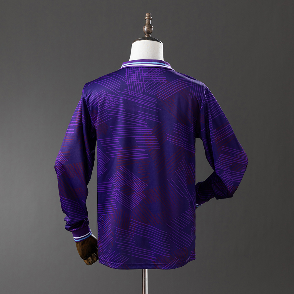 Fiorentina 92-93 Home Long Sleeve Retro Jersey S-XXL