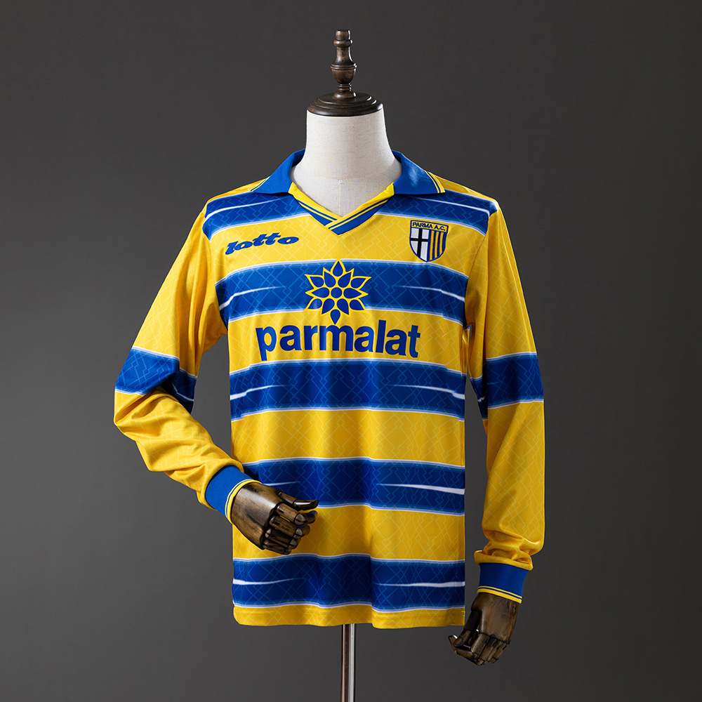 Parma 98-99 Home Long Sleeve Retro Jersey S-XXL