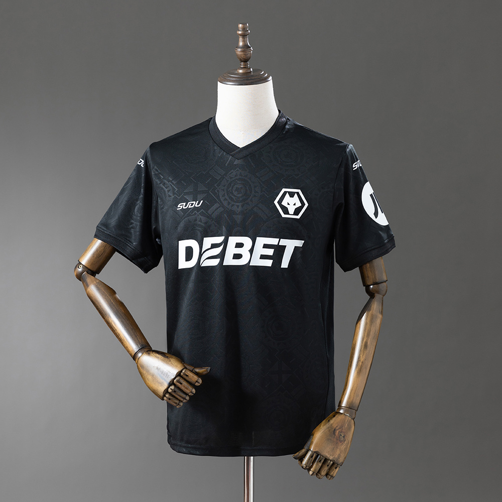 Wolves 25-26 Goalkeeper Jersey Black S-4XL