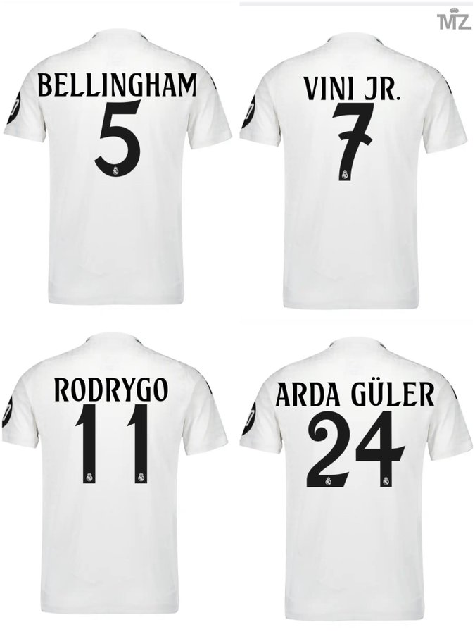 24-25 Real Madrid home S-4XL
