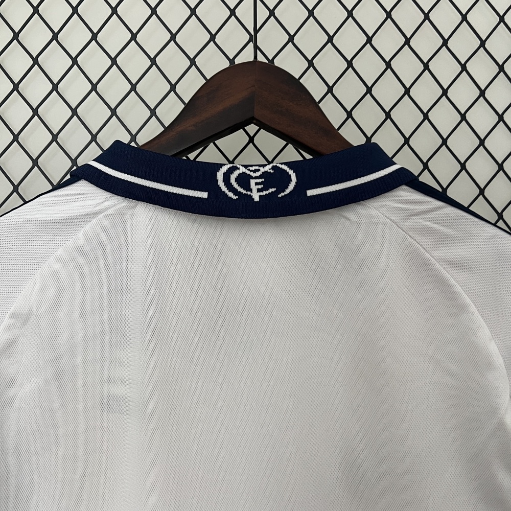 Retro long sleeve Real Madrid 00-01 Home S-XXL