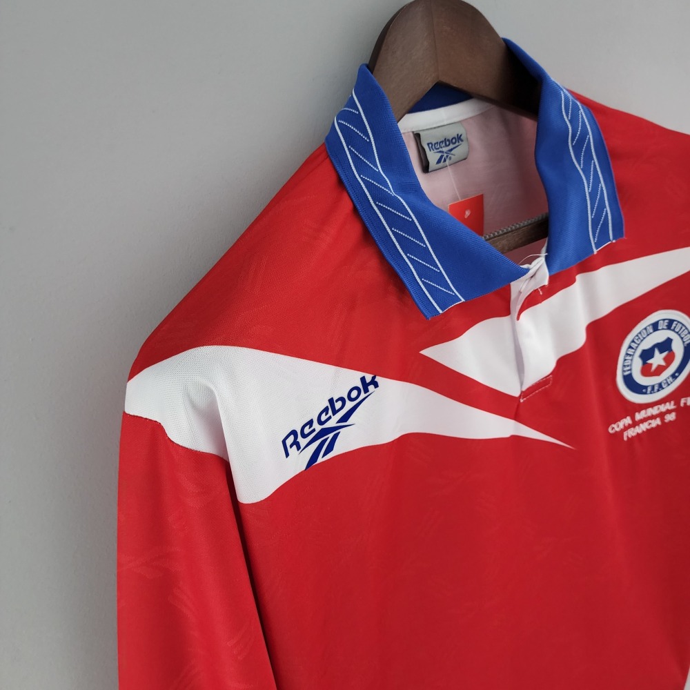 Retro Long Sleeve 1998 Chile home S-XXL