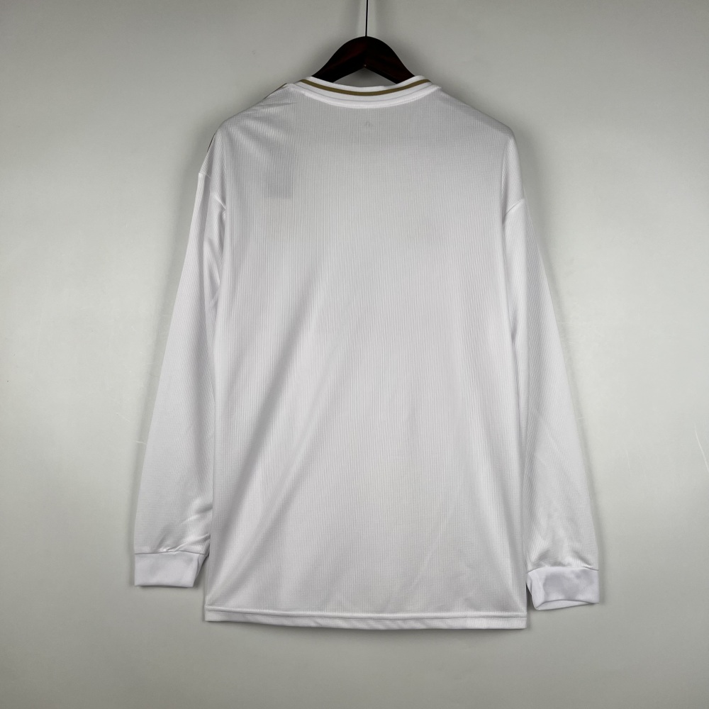 Retro Real Madrid 19-20 Long Sleeve Home S-XXL