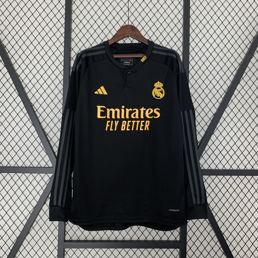 23-24 Long sleeve Real Madrid third away S-3XL