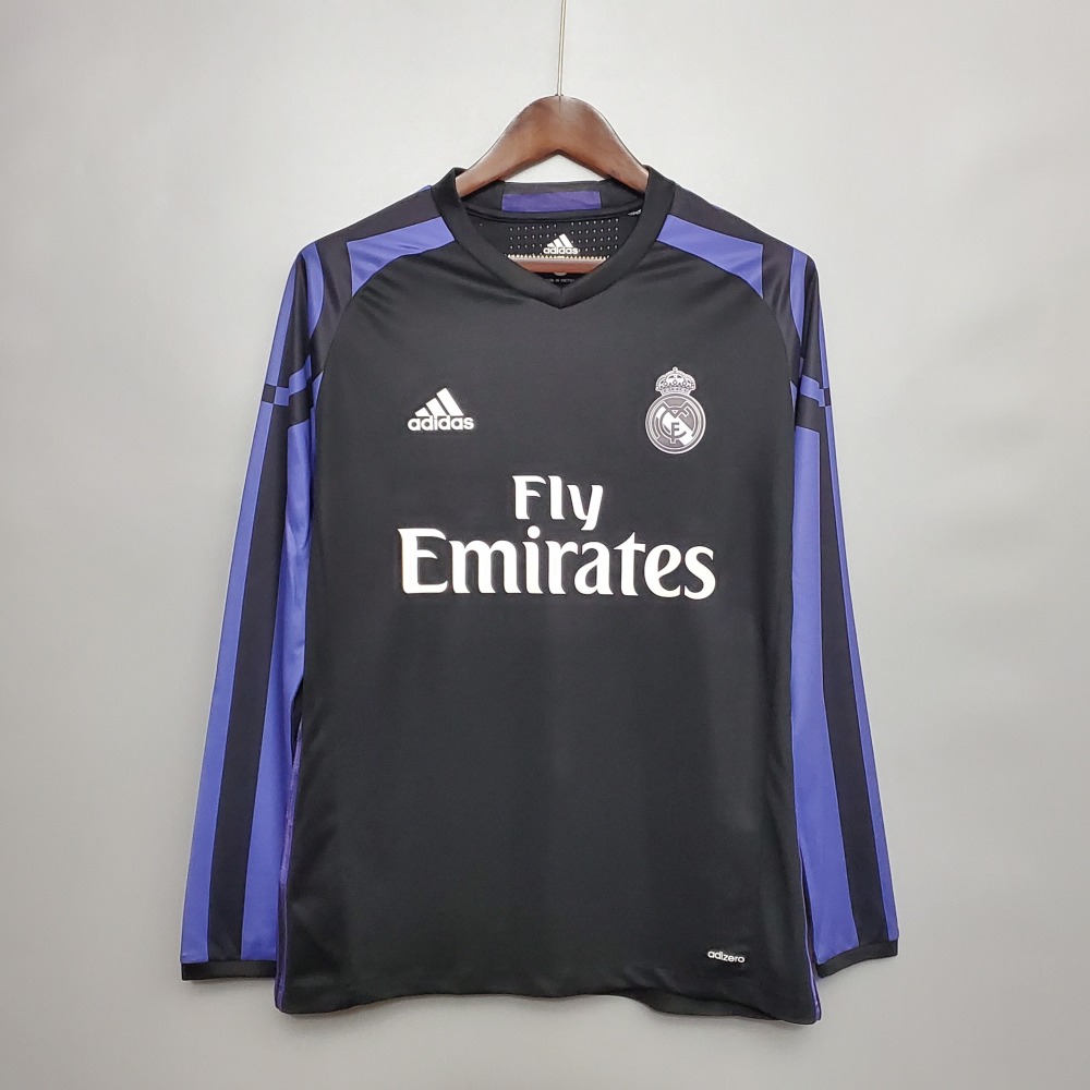 Retro Real Madrid 15-16 Long sleeve Third away S-XXL