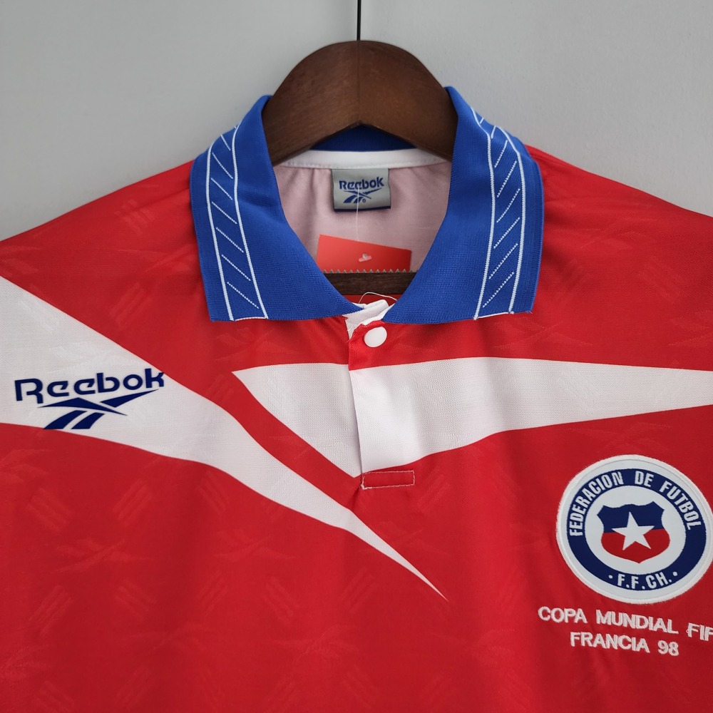 Retro Long Sleeve 1998 Chile home S-XXL