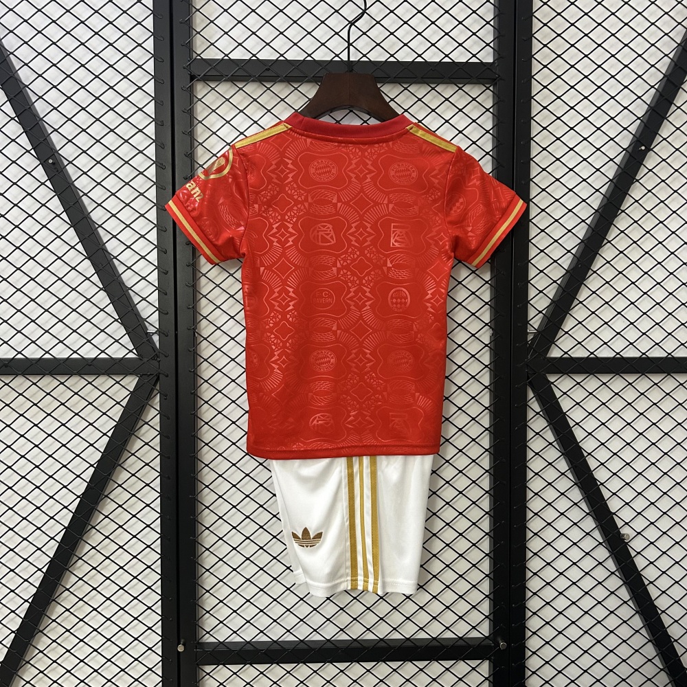 25-26 kids Bayern Munich 125th Anniversary Jersey 16-28