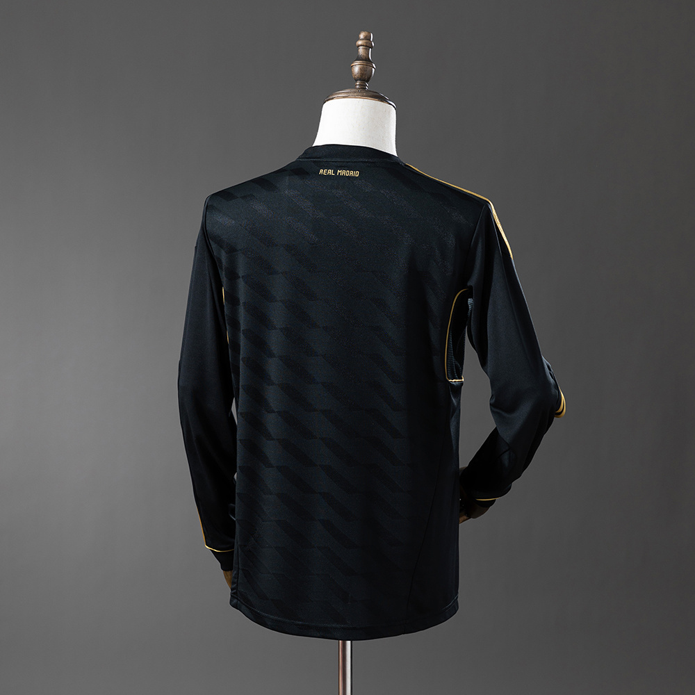 Retro Long Sleeve Real Madrid 11-12 Away S-XXL