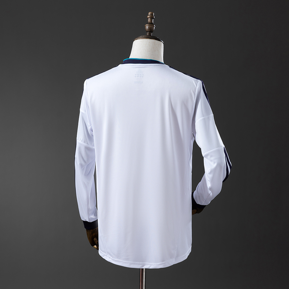 Retro Real Madrid 12-13 Long Sleeve Home S-XXL
