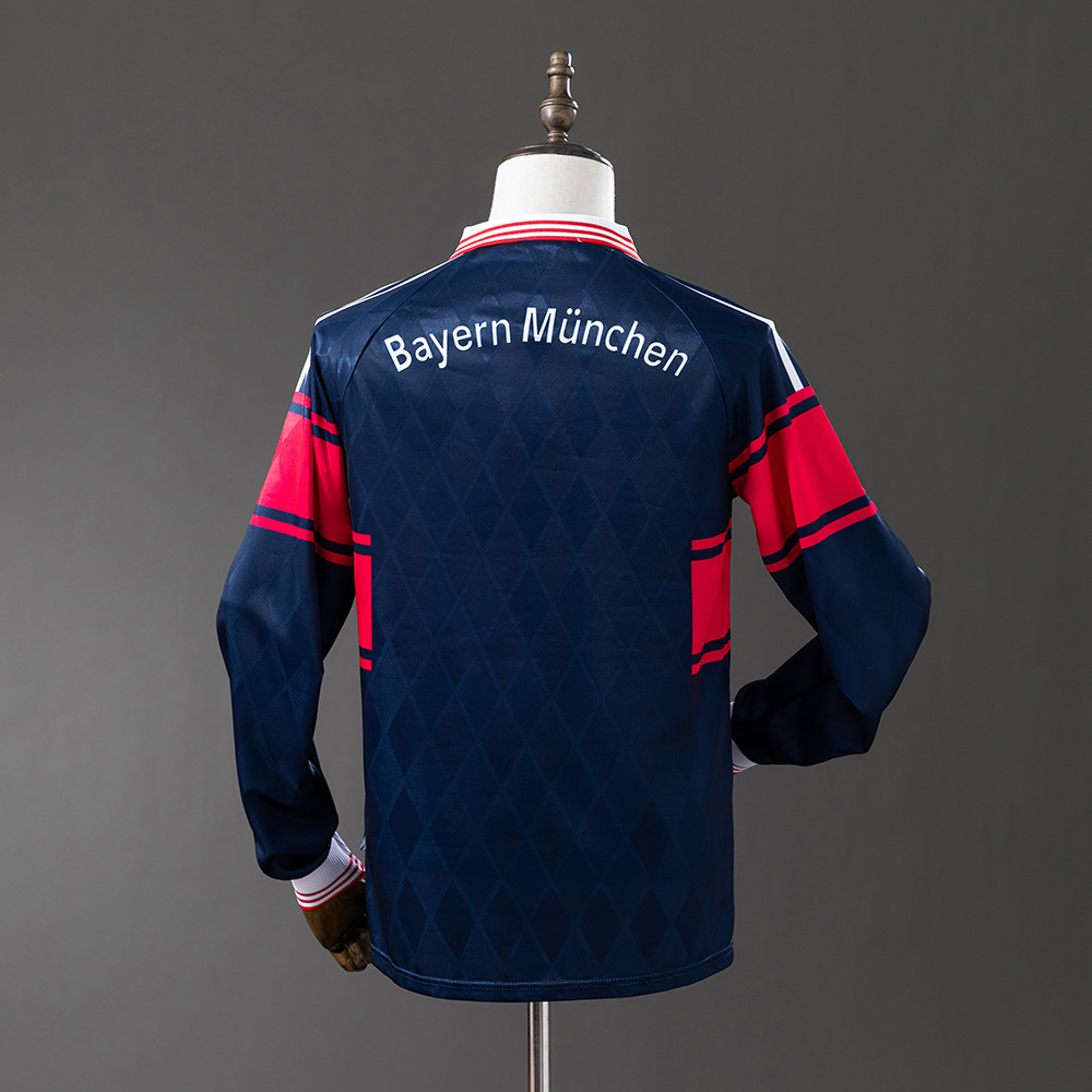 Bayern Munich 97-98 Home  Long Sleeve Retro Jersey S-XXL