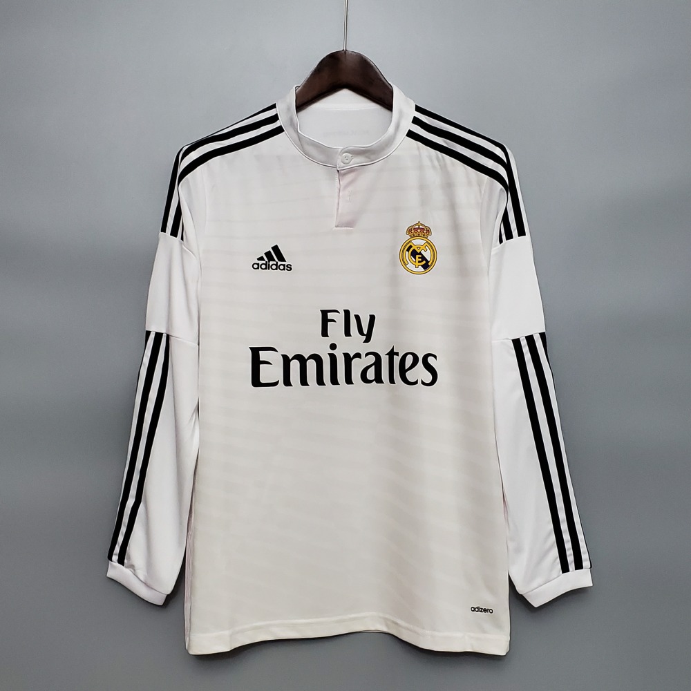 Retro Long Sleeve Real Madrid 14-15 home S-XXL