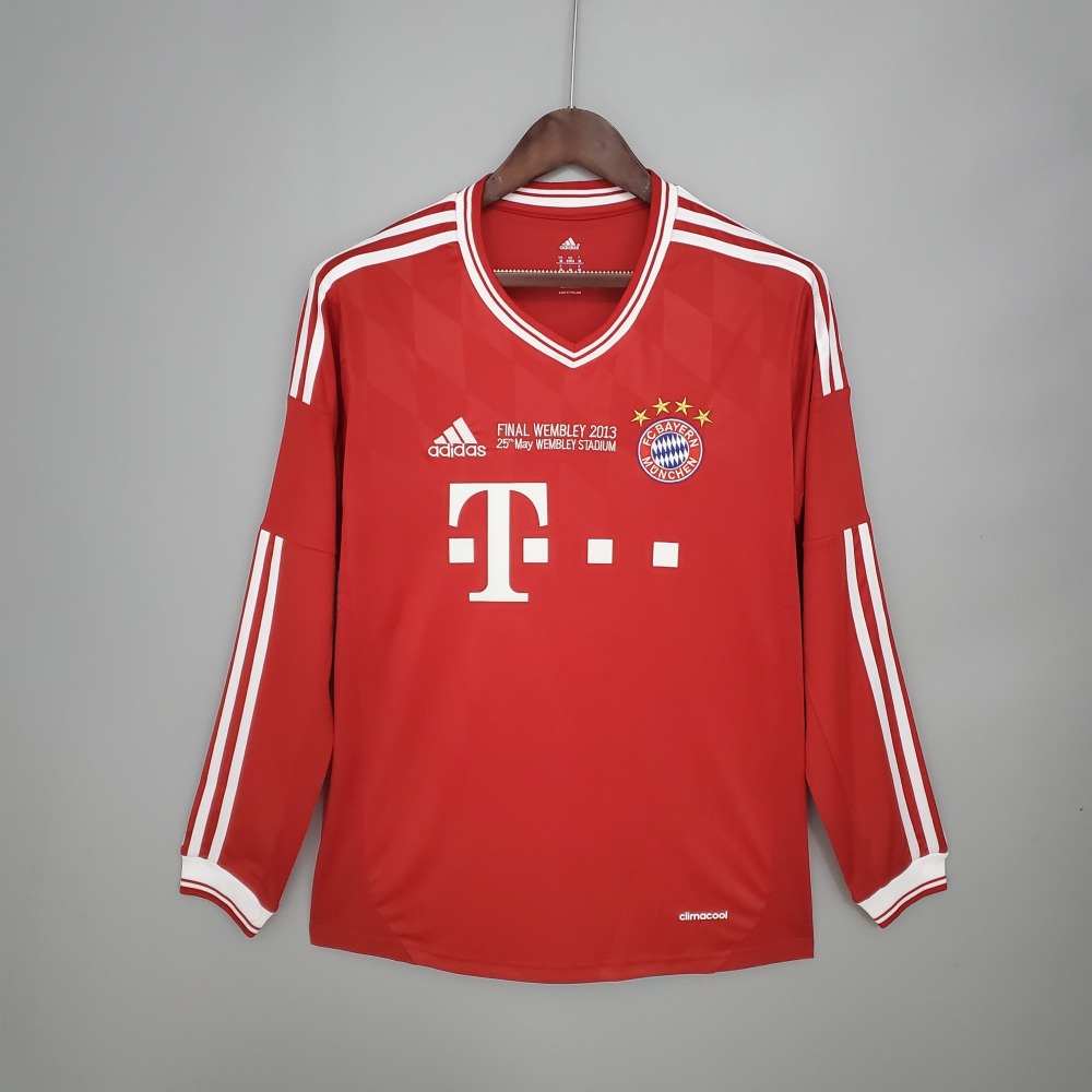 Retro long sleeve Bayern Munich 13-14 Champions League home S-XXL