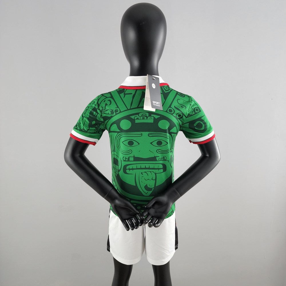 Retro kids kit 1998 Mexico home size16-28