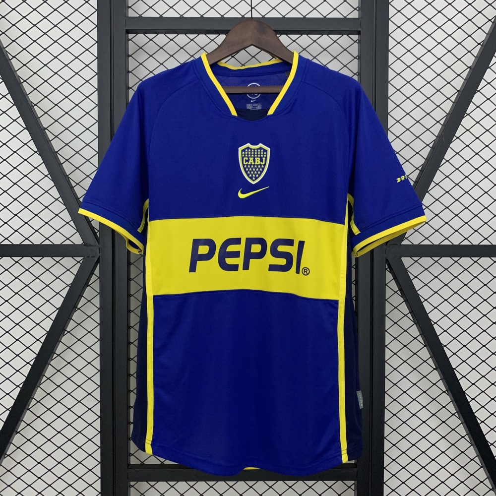 Retro Boca Juniors 02-03 Home S-XXL