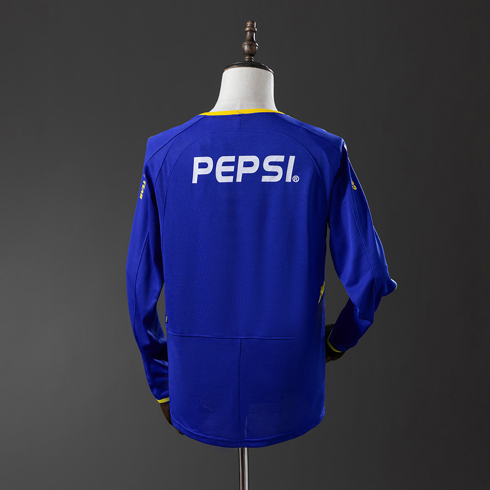Retro Long Sleeve Boca Juniors 03-04 home S-XXL