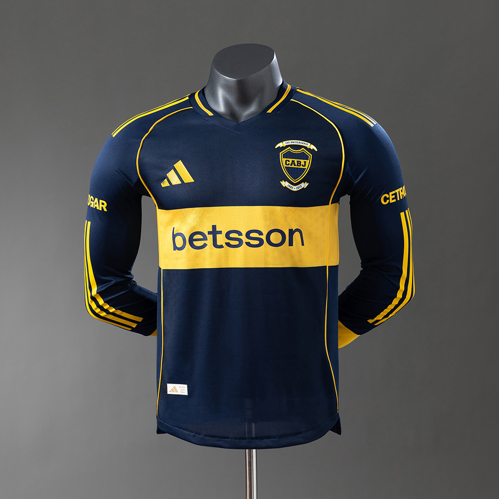 Boca Juniors 25-26 Player Version Home Long Sleeve Jersey S-4XL