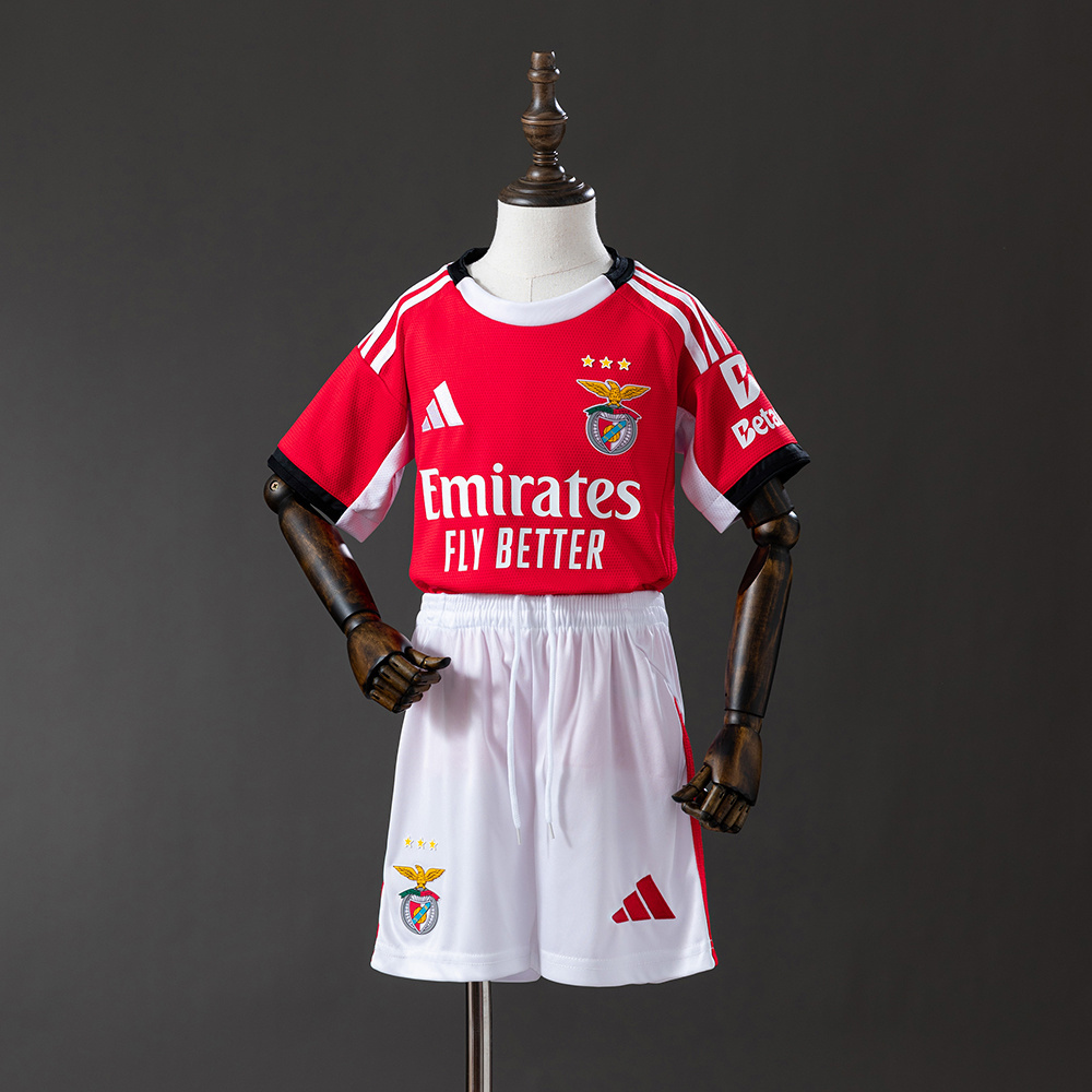 25-26 Kids Benfica Home Size 16-28