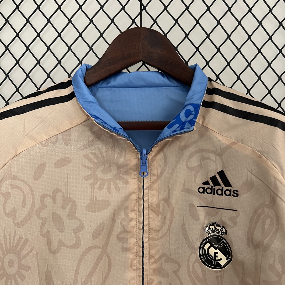 24-25 Real Madrid Trench Coat Reversible S-3XL