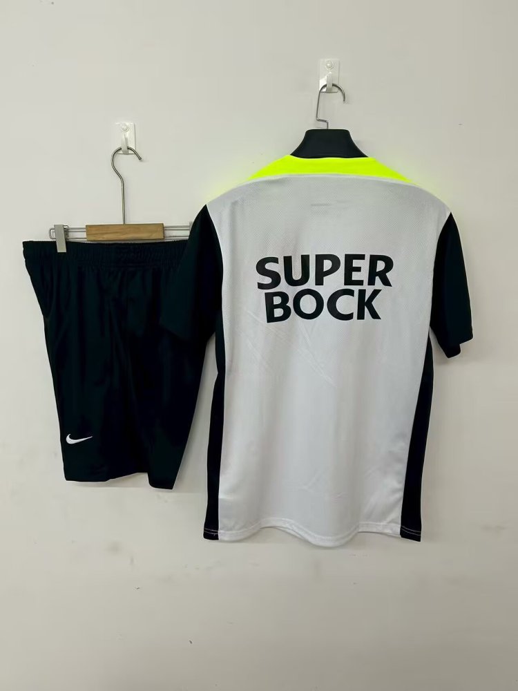 25-26 Lisbon pre-match training suit off-white S-3XL