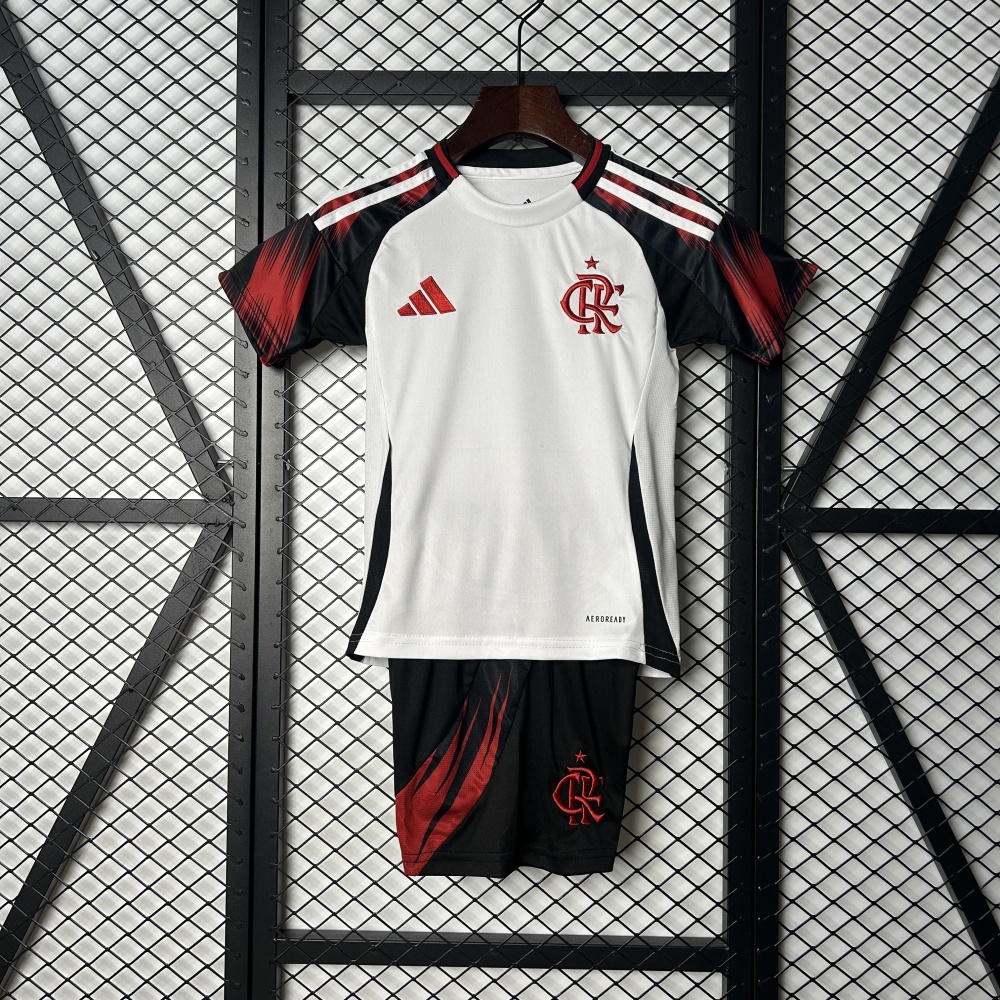 25-26 kids Flamengo  away size 16-28
