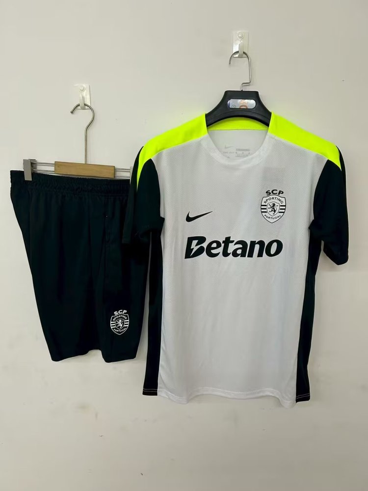25-26 Lisbon pre-match training suit off-white S-3XL