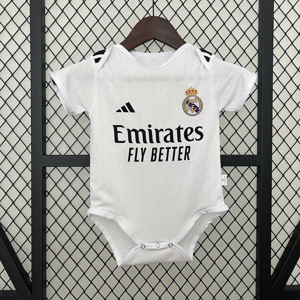 24-25 Baby Real Madrid Home Size 9-12