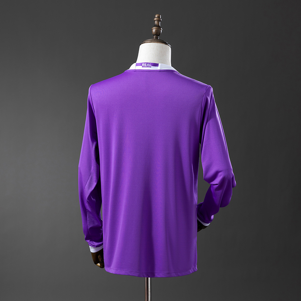 Retro long sleeve Real Madrid 16-17 away S-XXL