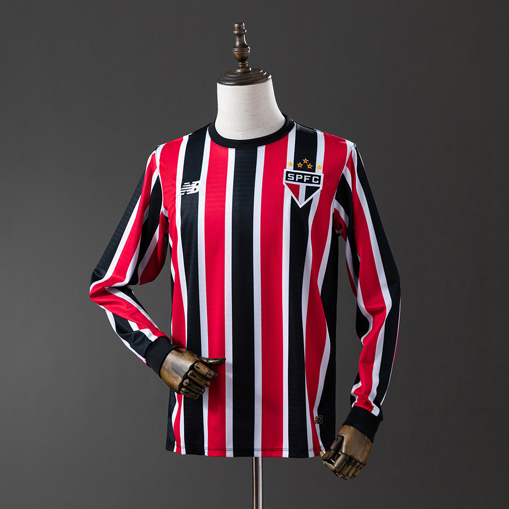24-25 Long Sleeve Sao Paulo Away S-4XL