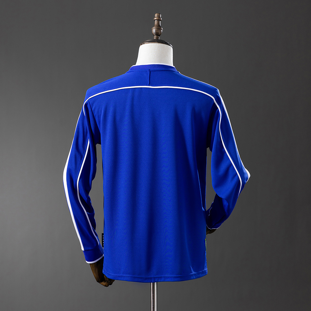 Brazil 1998 Away Retro Long Sleeve Jersey S-XXL