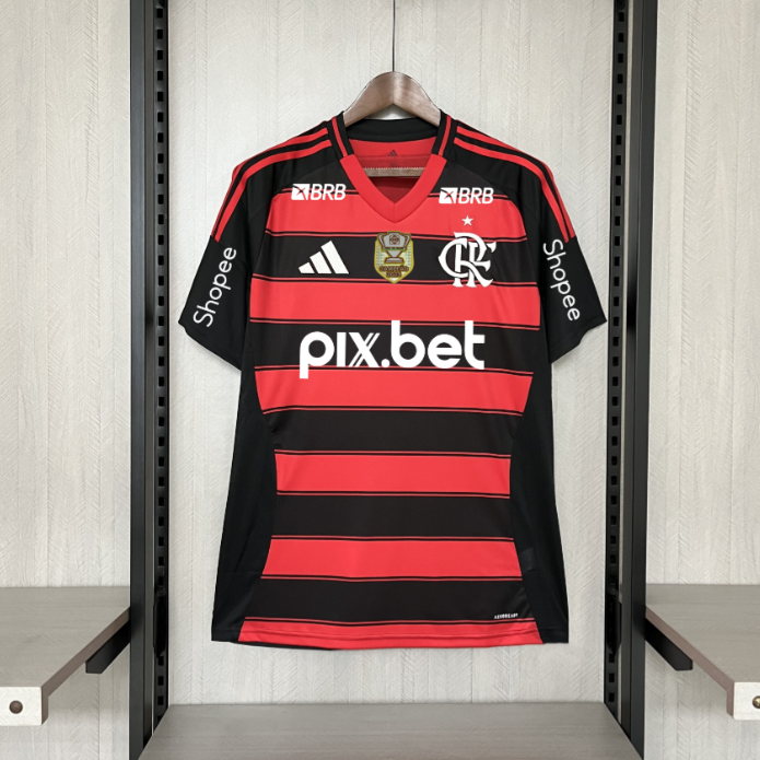 25-26 Flamengo Home All Sponsors S-4XL