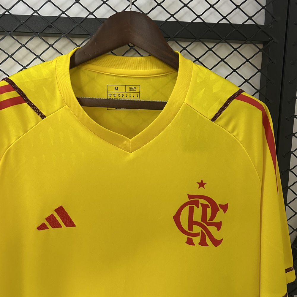 24-25 Flamengo Limited Edition Goalkeeper Yellow Jersey S-4XL