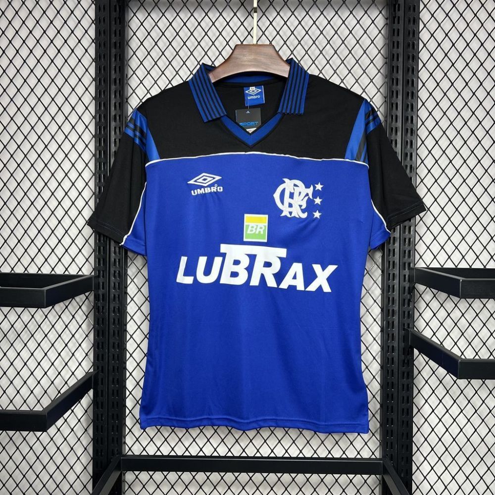 Flamengo 1999 Blue Goalkeeper Uniform Retro Jersey  S-XXL
