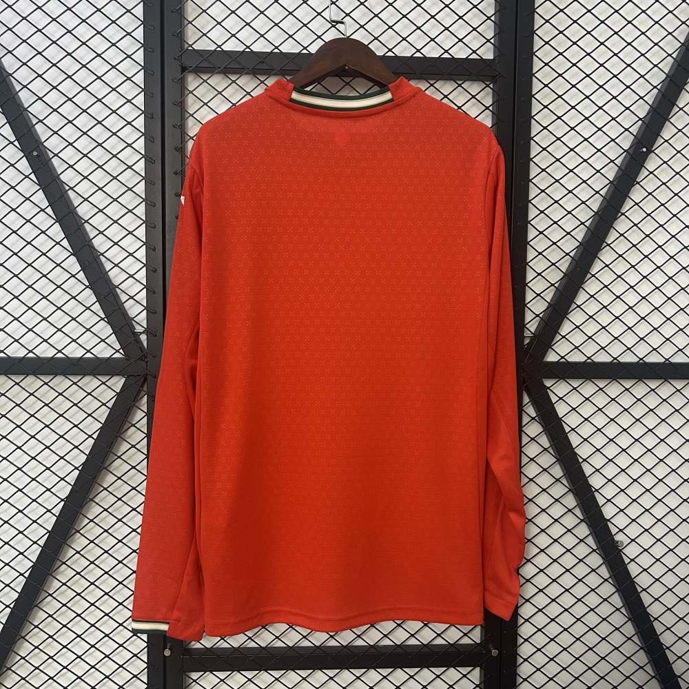 2025 Long sleeve Portugal Home S-XXL