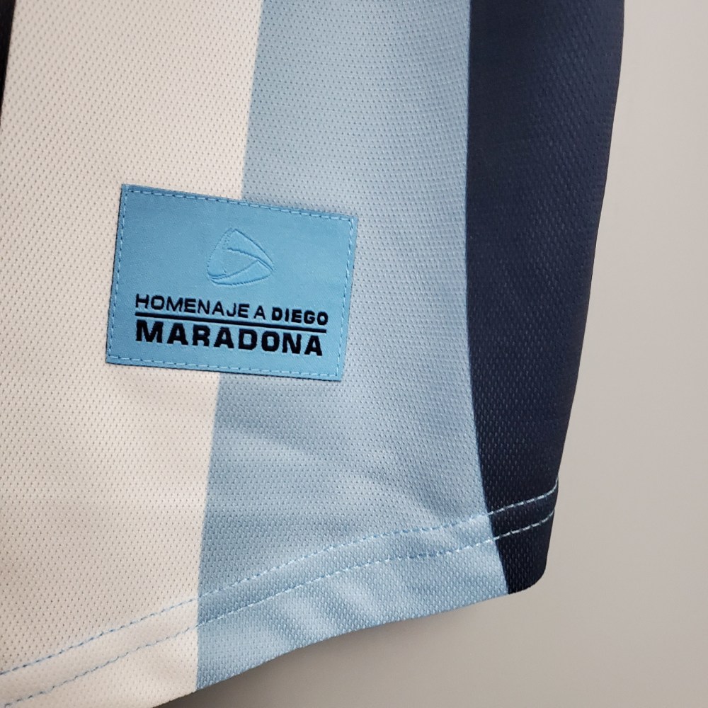 Retro 2001 Argentina Maradona 10 Commemorative Edition S-XXL