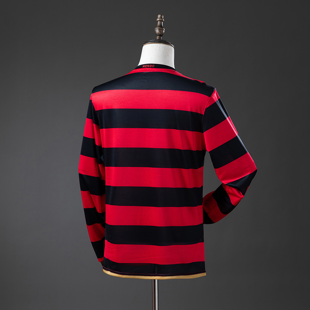 Flamengo 2008-09 Home Long Sleeve Retro Jersey S-XXL