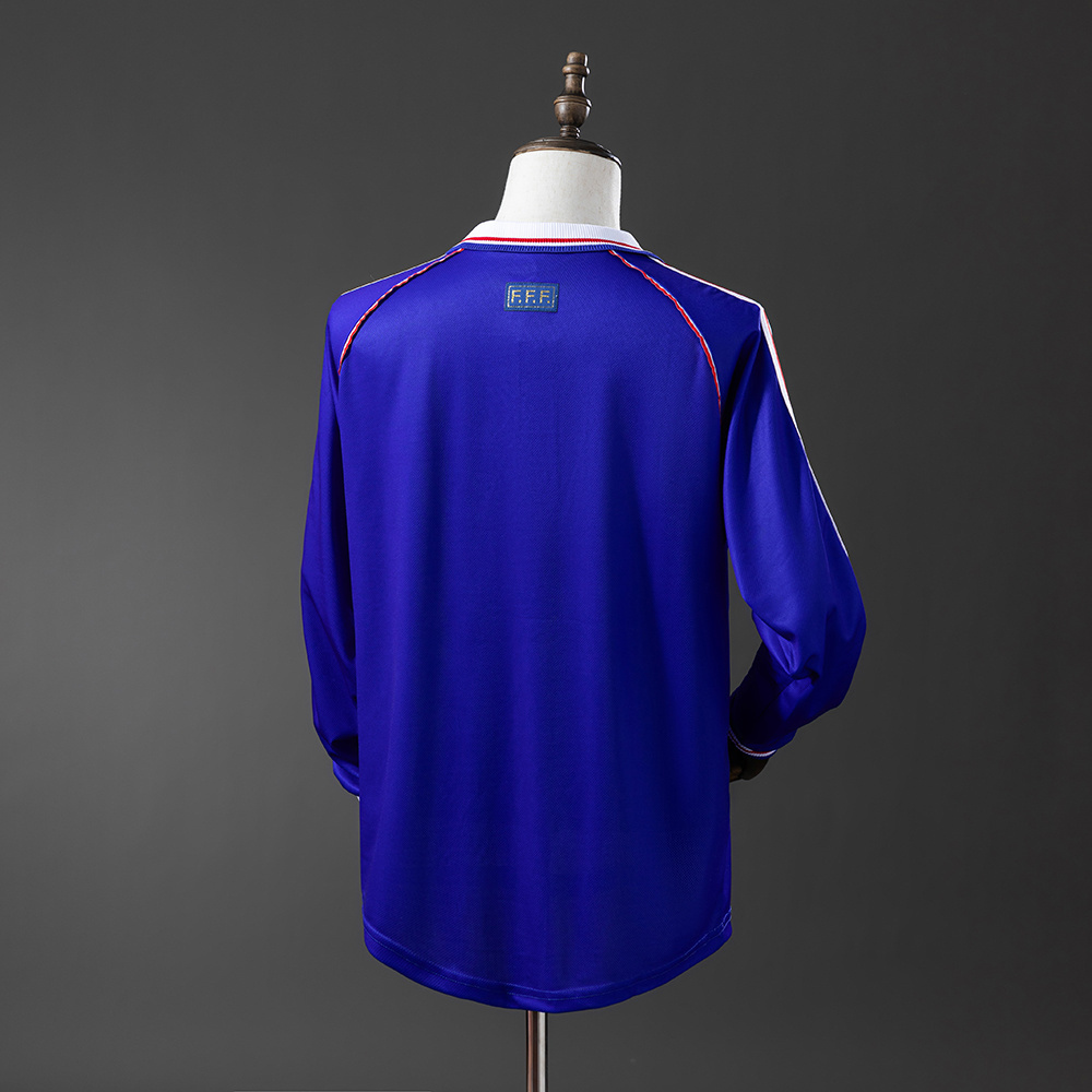 Retro long sleeve France 1998 Home S-XXL