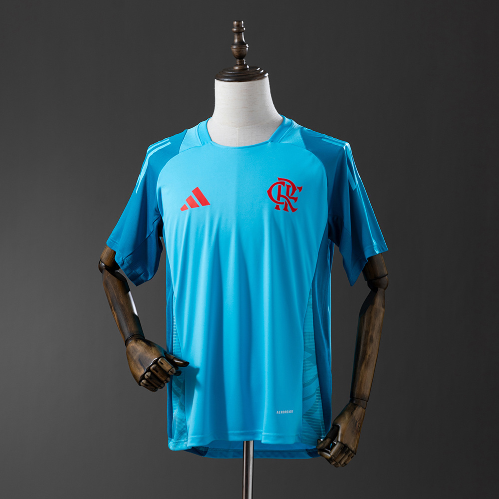 Flamengo 25-26 Training Suit Cyan Jersey S-4XL