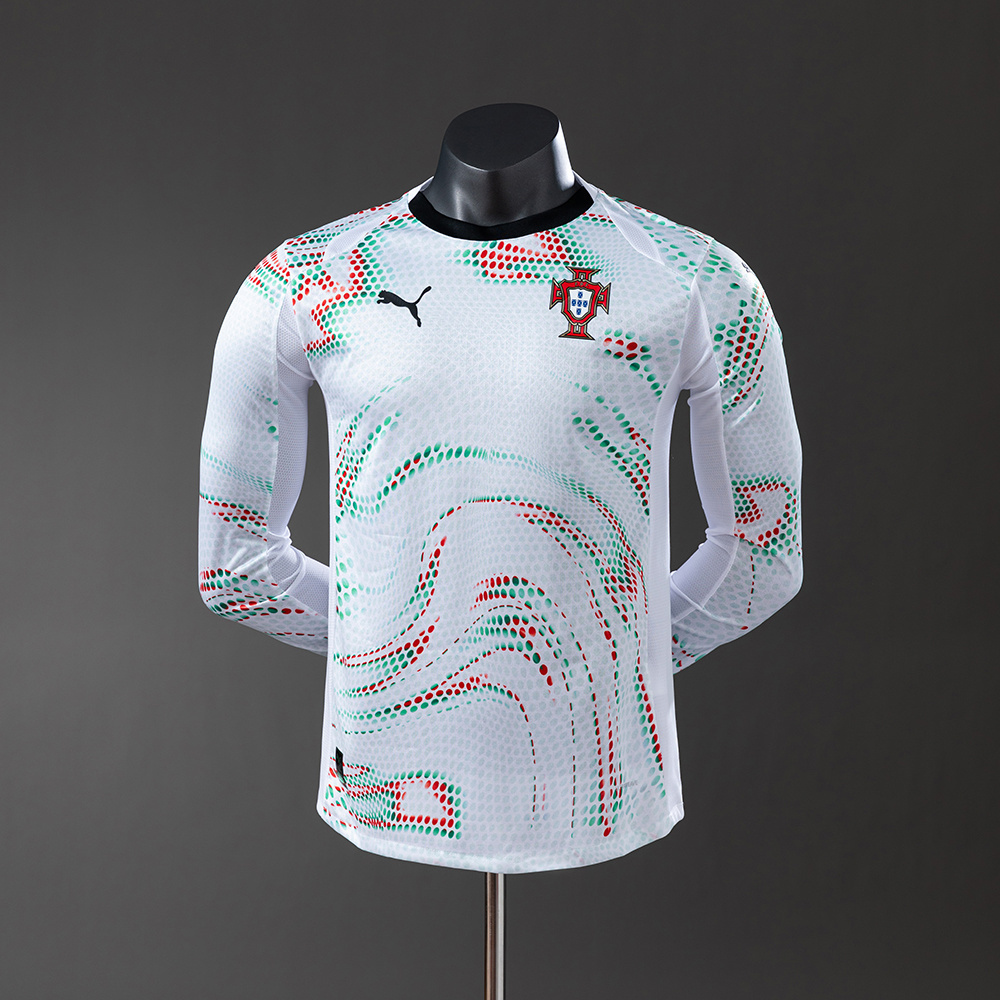 2025 Player Long Sleeve Portugal Away Jersey S-XXL