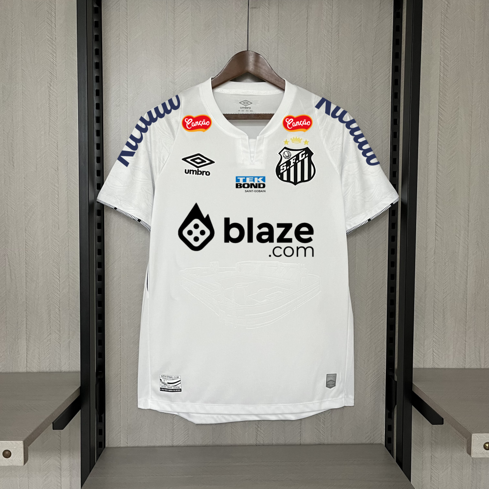 24-25 Santos home all sponsors S-4XL