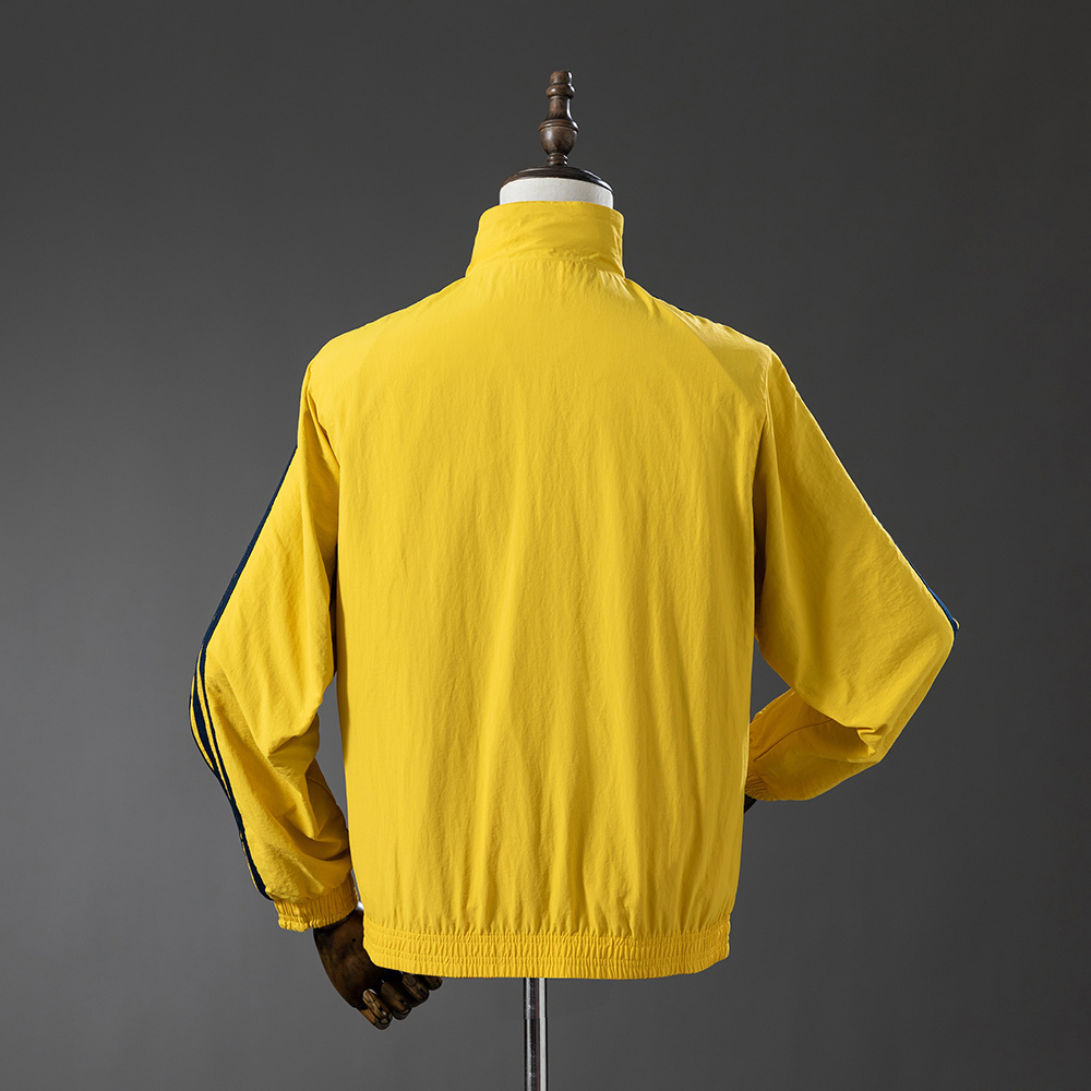 Real Madrid Reversible Jacket WindbreakerYellow  Red S-XXL