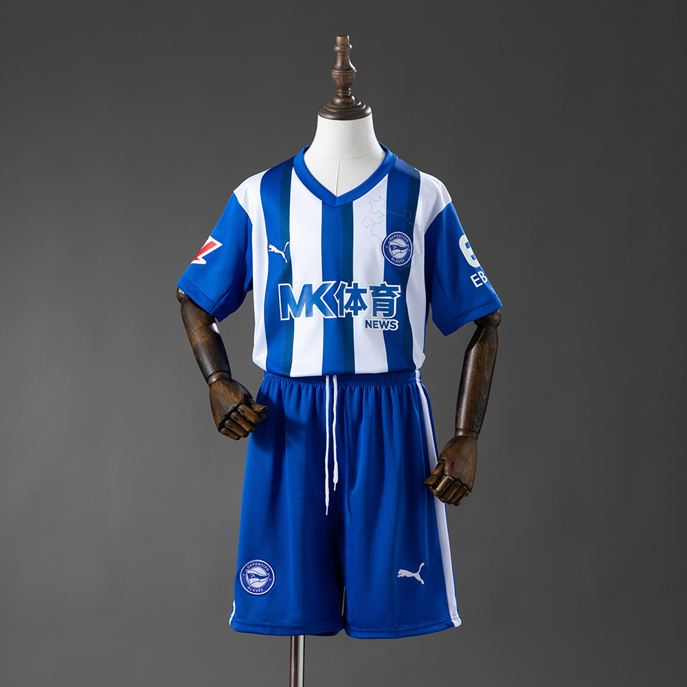 Deportivo Alavés 25-26 Home Kids Jersey SIZE16-28
