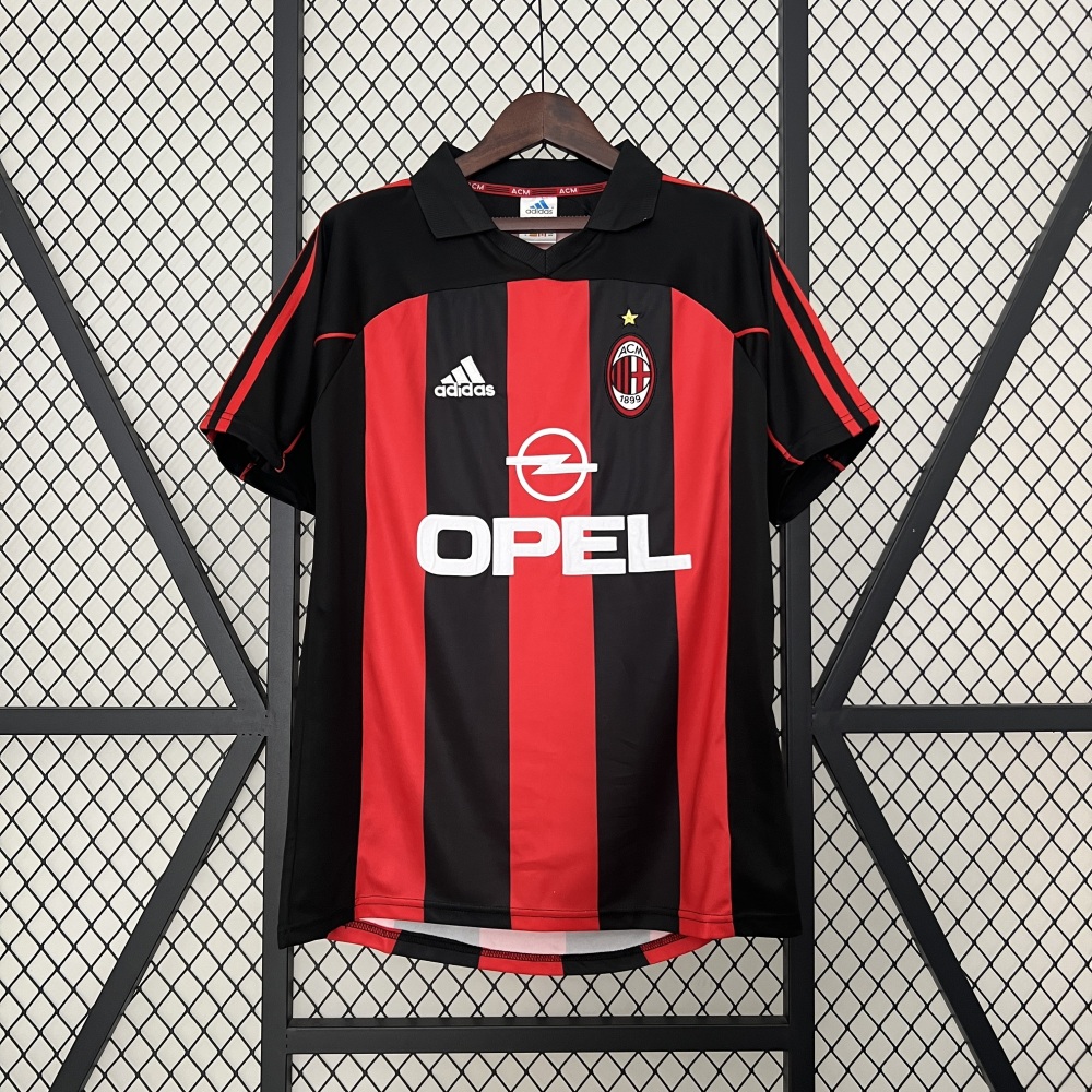 Retro AC Milan 01-02 Home S-XXL