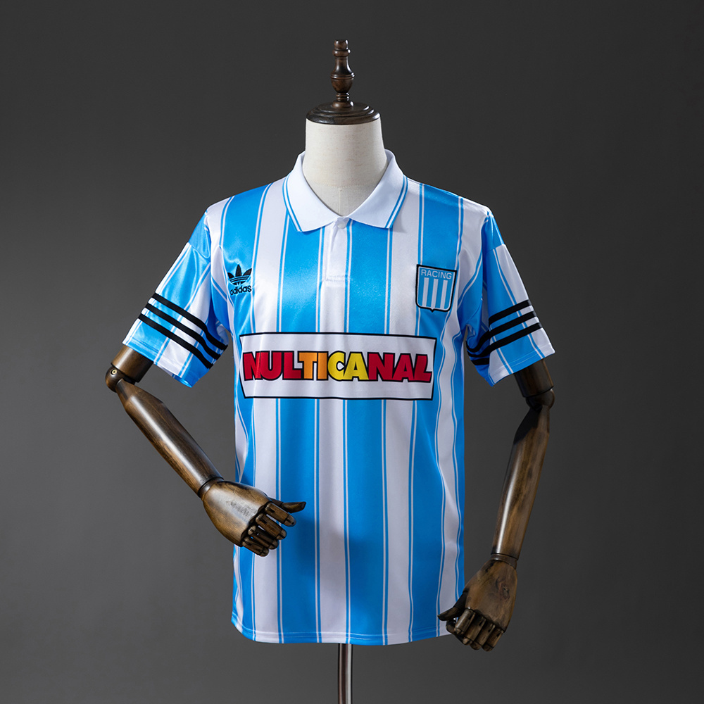 Racing Club de Avellaneda 1995 Home Retro Jersey S-XXL